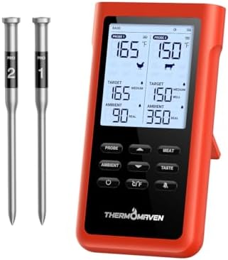 ThermoMaven 3000FT Wireless Meat Thermometer, 2 Probes