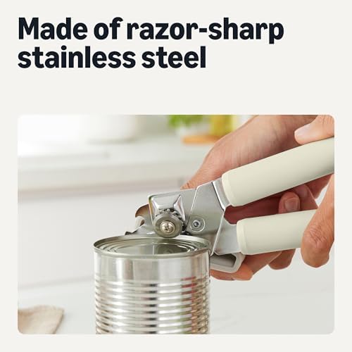 Amazon Basics Manual Can Opener with Stainless Steel Construction