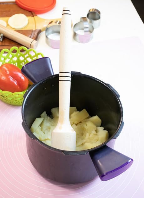 Wooden Potatoes Masher - Mashed Potato Masher, Handcrafted from