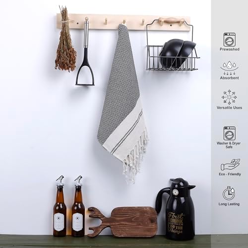 Evelynen Turkish Hand Towels for Bathroom & Kitchen Towels Decorative
