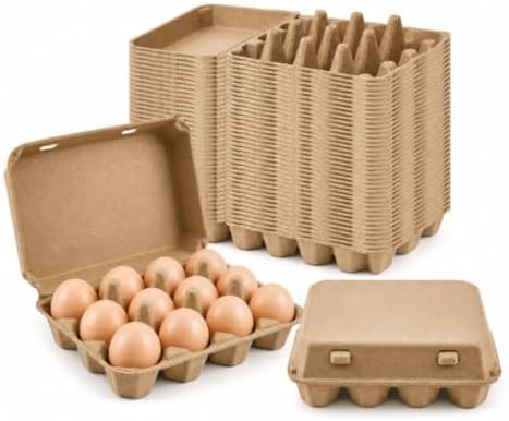 24 Pack Paper Pulp Egg Cartons