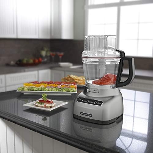 KitchenAid KFP1133CU 11-Cup Food Processor, Contour Silver