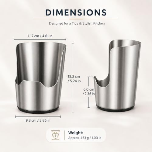 Spoon and Lid Rest, Thickened 304 Stainless Steel Kitchen Utensil