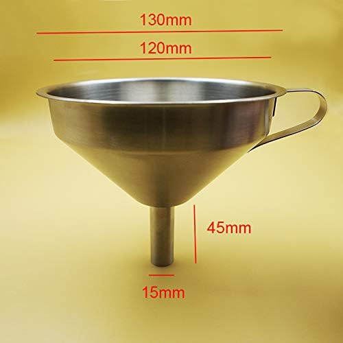 304 Stainless Steel Kitchen Funnel set of 3 with Filter Strainer and