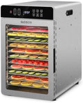 SUCISENI Food Dehydrator, 12 Stainless Steel Trays, 1000W