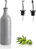 Sweejar Large Ceramic Olive Oil Dispenser Bottle, Opaque Oil Cruet Protects to by Sweejarco1949