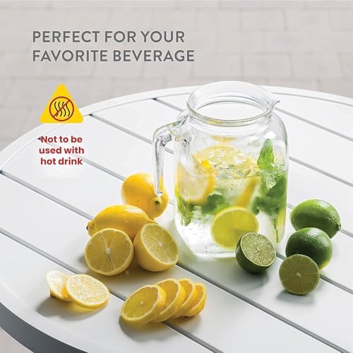 Bormioli Rocco Frigoverre Classic Glass Jug - 67.75 Oz Beverage