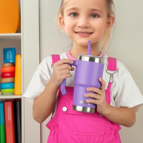 16 oz Stainless Steel Insulated Tumbler Cup with Lid and Straw