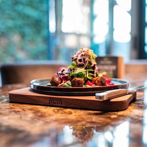 Boos Chop-N-Serve Walnut Chopping Board, 30.5 x 20 x 2.5 cm