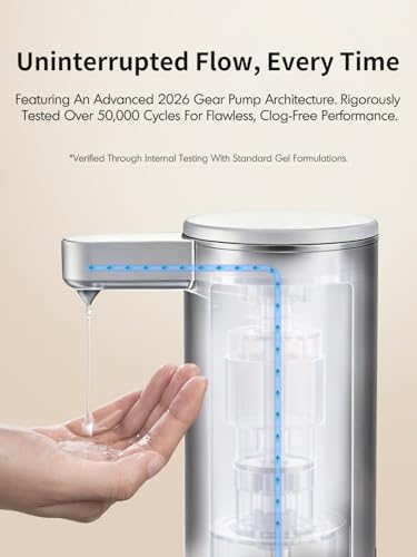 Automatic Liquid Soap Dispenser Touchless: Stainless Steel Hand Soap