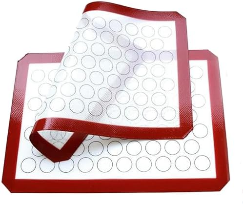 Silicone Baking Mat, Nonstick Silicone Baking Sheet Set of 2, Reusable
