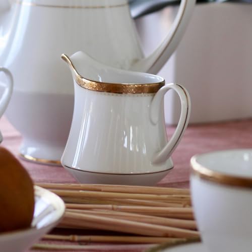 Noritake Charlotta Gold Sugar and Creamer Set