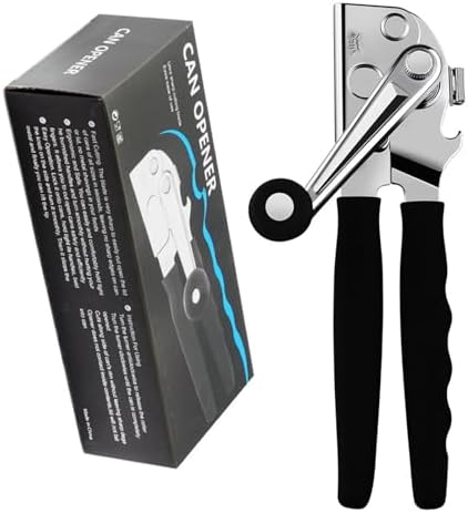 Commercial Can Opener, Heavy Duty Can Opener Manual with Magnet