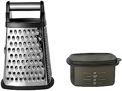 KitchenAid Box Grater, Stainless Steel, Black