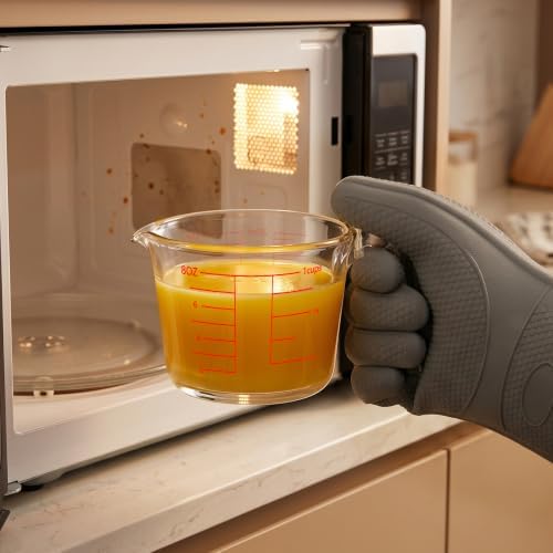 Measuring Cup 1 Cup/250ML Glass liquid Measuring Cups with Lids