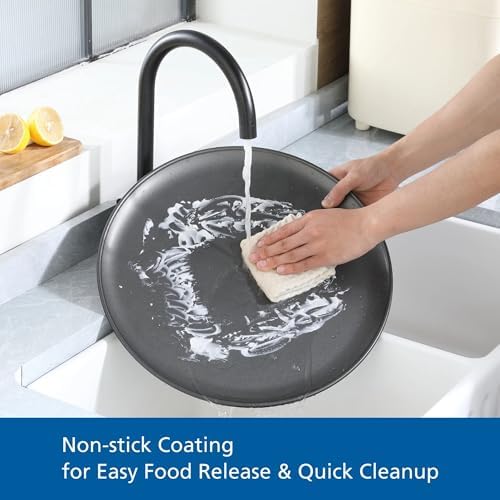 16 inch Non-Stick Pizza Pan, Large, Gray