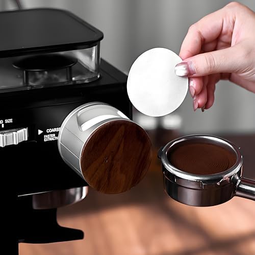 Espresso Coffee Filter Holder with Lid Compatible with