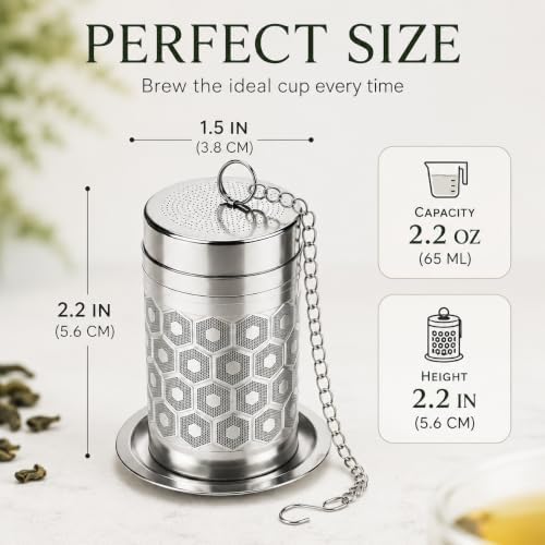 6 Pack Tea Infuser for Loose Leaf Tea, Stainless Steel Tea Strainer