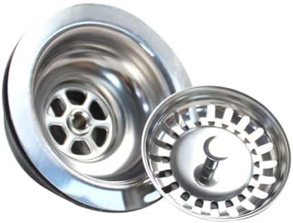 4-1/2‘’ Bowl Type Stainless Steel Sink Strainer Drain Kit for Kitchen