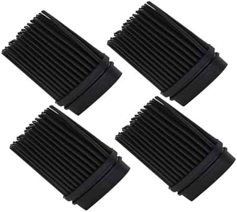 Beavorty Silicone Pastry Brush Refills 4pcs Set Stainless Steel Hollow