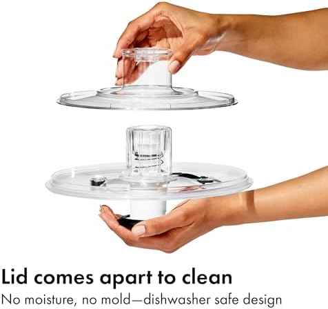 OXO Good Grips Glass Salad Spinner, Large 6.22-Qt, Lettuce & Fruit