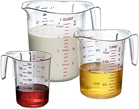 Abby - Melissa - Plastic Measuring Cups (3-Piece Set), Food-Grade