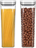 MR.SIGA 2 Pack Airtight Food Storage Container Set for Pantry