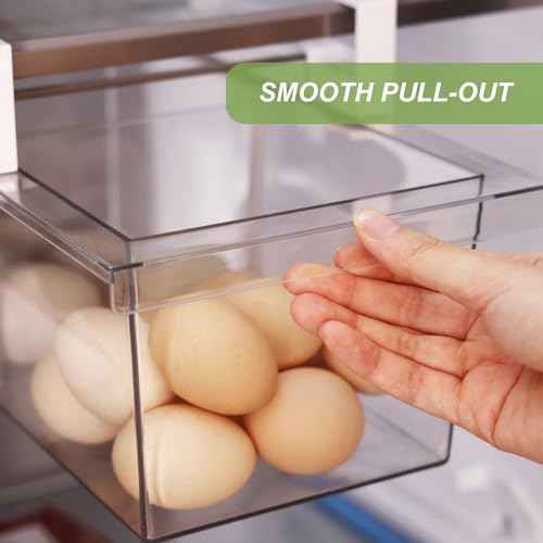 Yatmung 2 Pack Extra-Large Deli Drawer Organizers