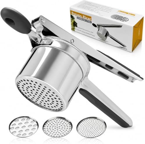Potato Ricer Potato Masher Spaetzle Maker Potato Press for Kitchen