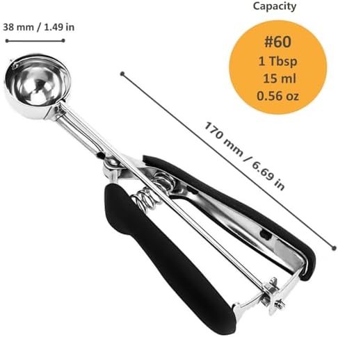 Cookie Scoop, Ice Cream Scoop, 1Tbsp/15 ml/0.5oz Cookie Scoops for