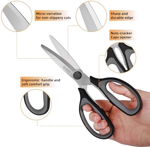 Kitchen Scissors All Purpose, Heavy Duty Stainless Steel Come Apart