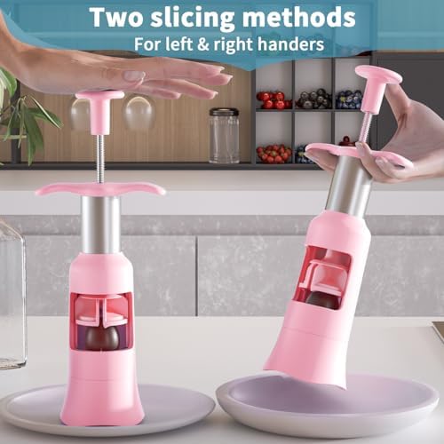Newness Grape Cutter Tool - Stainless Steel Kitchen Gadgets with 2