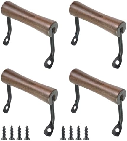 Crapyt 4 PCS Handles for Trays, Serving Tray Handles, Box Pull Handle