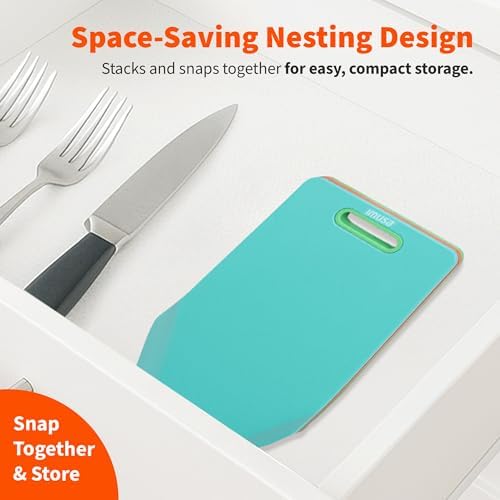IMUSA Cutting Board Set, 3-Pack 11.8"x7.4", Nesting
