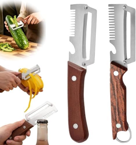 Thickened Fruit Peeler Knife Shredding Peeler,All-in-one Stainless
