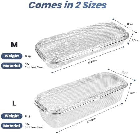 Stainless Steel Dishwasher Basket,Silverware Basket for Small Items