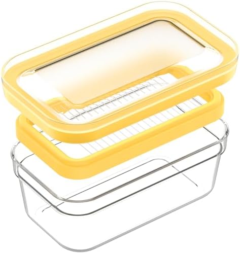 UNIVIVO 280g Butter Slicer Cutter and Airtight Container for Fridge