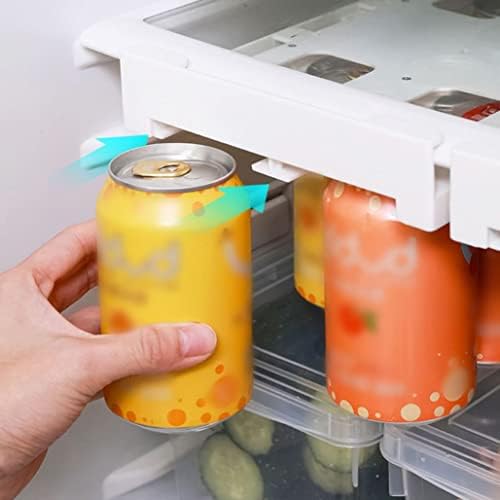 Soda Can Organizer, Refrigerator Stackable Can Holder Drink Dispenser