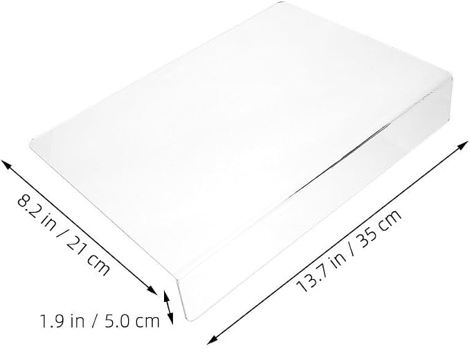 PRETYZOOM Acrylic Kitchen Sink Splash Guard 13.77 X 8.26 Inch Clear Water - Image 5