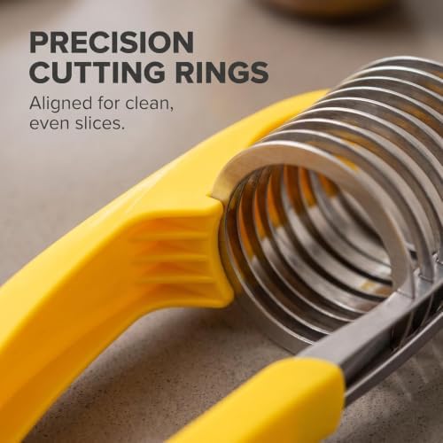 Yellow Food Manual Slicer, Stainless Steel Food Slicer, Banana