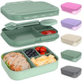 Caperci 47oz Stackable Bento Lunch Box for Adult & Teens BPA-Free