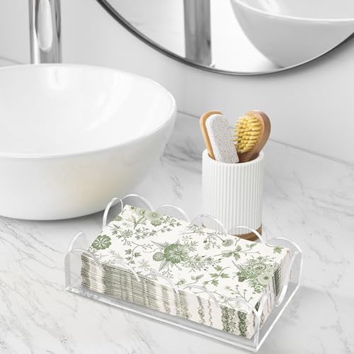 Acrylic Napkin Holder, 4" x 8", Clear