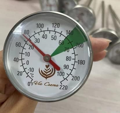VIA CREMA Milk Frother Jug Thermometer