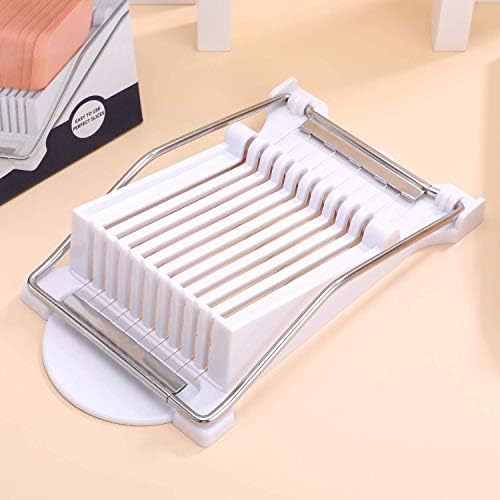 Stainless Steel Luncheon Meat & Egg Slicer, 10 Slices