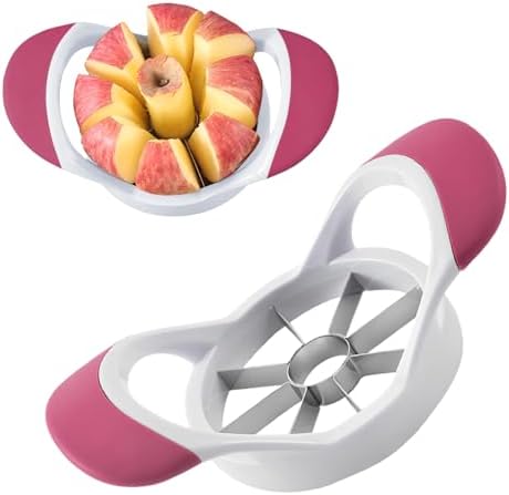Apple Cutter Slicer with 12 Blades & 8 Blades,Stainless Steel Apple