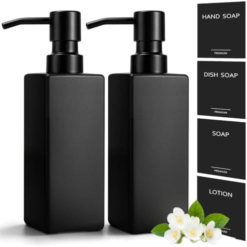 GMISUN Black Soap Dispenser, 12oz