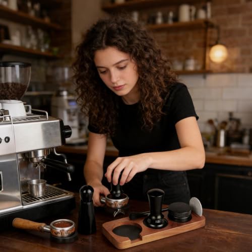 Espresso Tamper Set - 58mm Press Tools For Coffee Powder