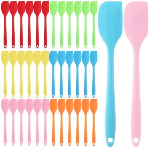 36-Piece Mini Silicone Spatula Set, 8.3 Inch