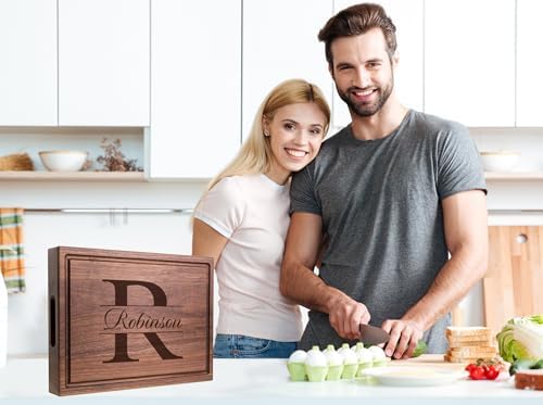 WGB Personalized Split Monogram Chopping Block