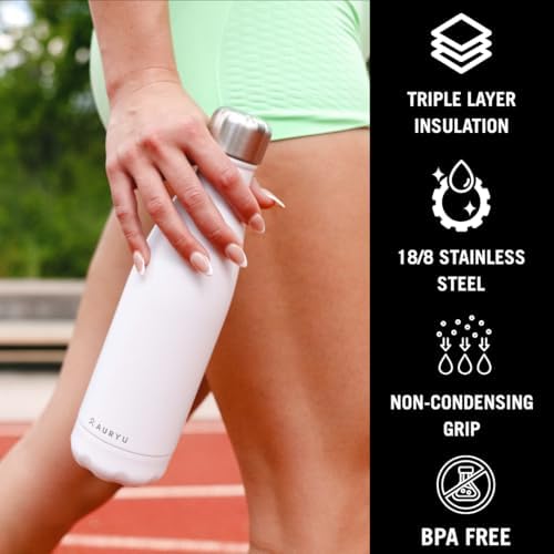 in Class Triple-Walled Insulated Stainless Steel Water Bottle, Keeps